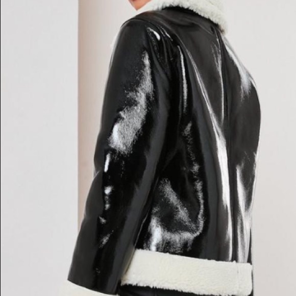 Vinyl moto jacket - Picture 3 of 7